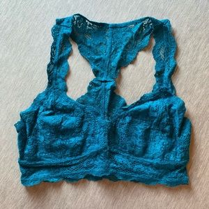 Express OneEleven lace racer back bralette